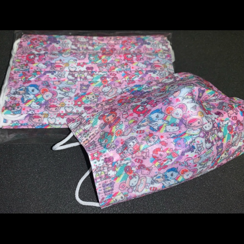 Kid Sized Face Coverings Tokidoki design